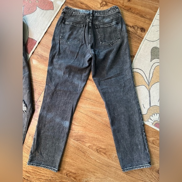 Lot of 2 Preloved PacSun Distressed Black Mom Jeans. Size 28. - Picture 12 of 12